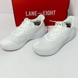 Lane-Eight The Relay Trainer Men’s Size 9.5 Shoes in White and Lilac